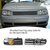 3Pcs/Set Front Fog Lamp Grille Kit 1J0853665B 1J0853666B for VW Golf