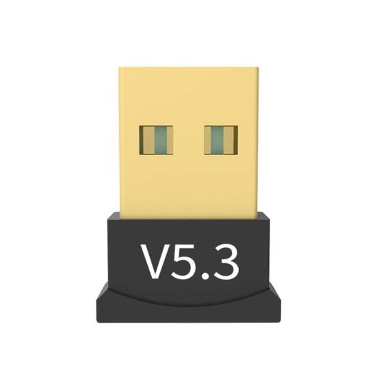 Беспроводной адаптер Plug and Play Поддержка нескольких устройств Низкая задержка Настольный компьютер USB Аудиоприемник Адаптер с поддержкой Bluetooth 5.3