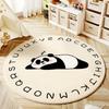 Декор спальни в мультяшном стиле Круглый ковер Ковры с животными узорами для гостиной Пушистый мягкий детский напольный коврик Толстый плюшевый ковер