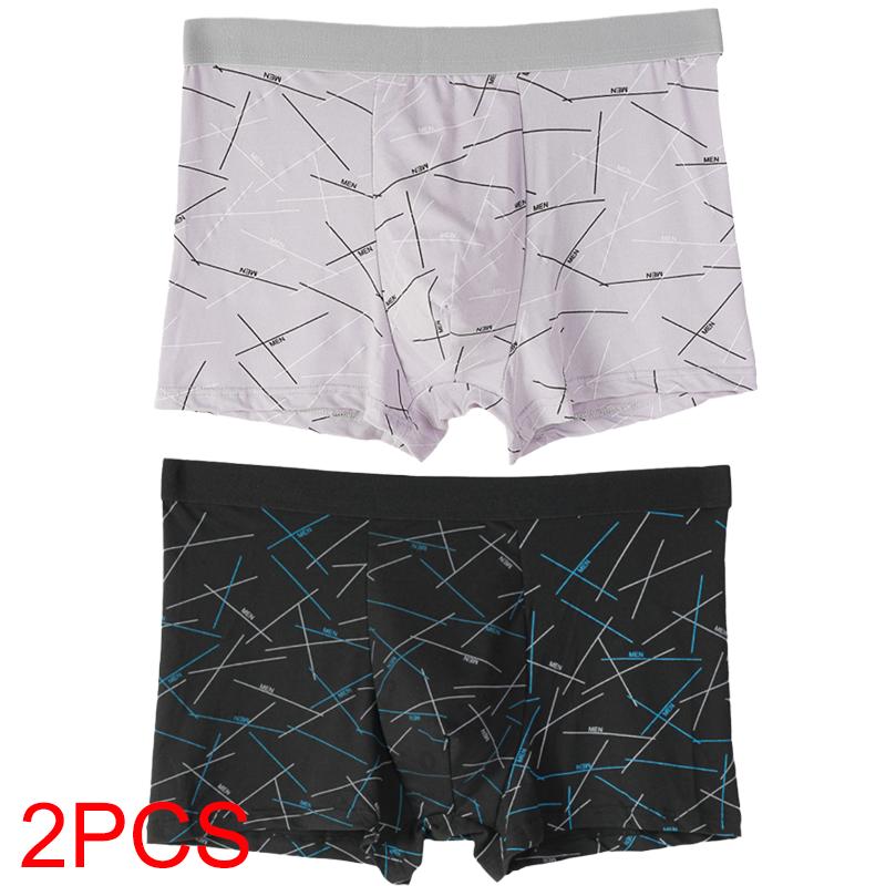 1/2/4/8 шт. Мужские боксеры Хлопковое нижнее белье Большие размеры Трусы Дышащие Сексуальные трусики Сетчатое белье