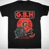 Винтажная футболка Charged GBH Band Music Tour Хлопок Черная Все размеры Унисекс BL372