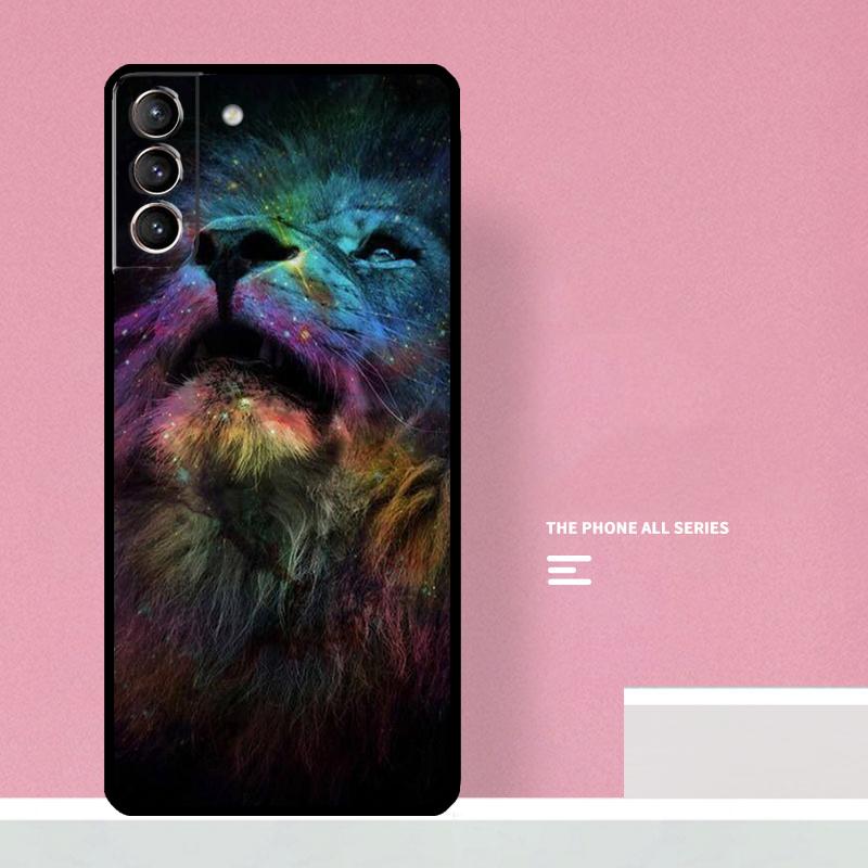 Чехол для телефона с изображением льва для Samsung Galaxy S26 S25 S24 S20 S21 S22 S23 Ultra S10 Plus S25 FE Чехол Coque