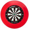 Complete Dart Set - ENGELHART - PRO 501 Sisal Dartboard - 6 Nickel Darts 22 Gr - Protective Ring