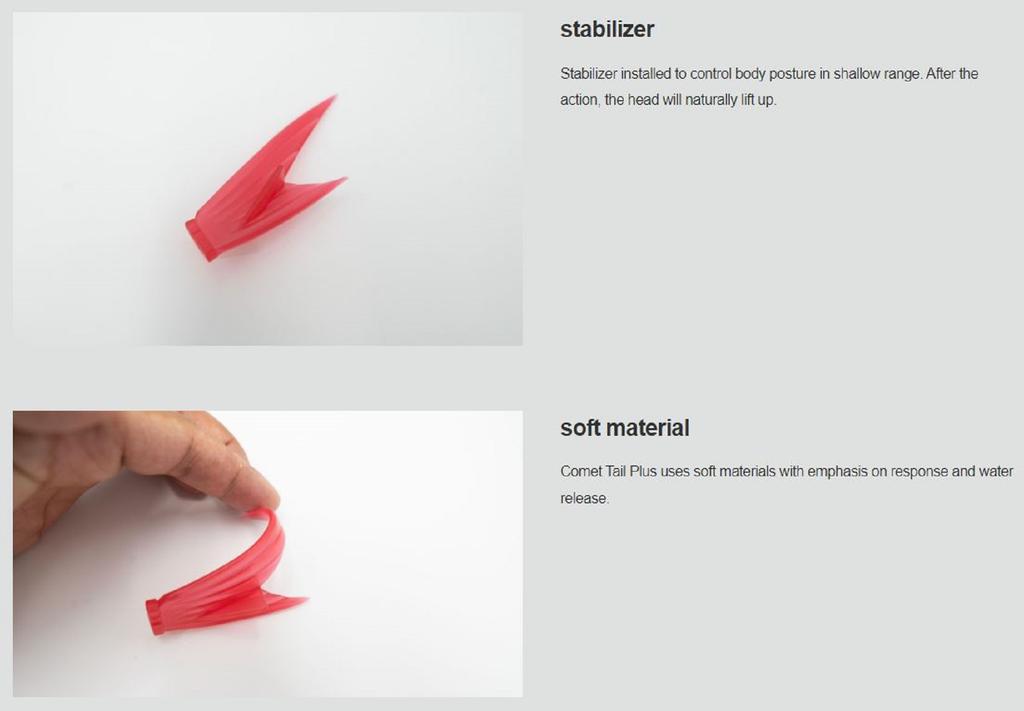 Galapagos Grace 240 Commet Spare Tail Plus Red Soft (3956)