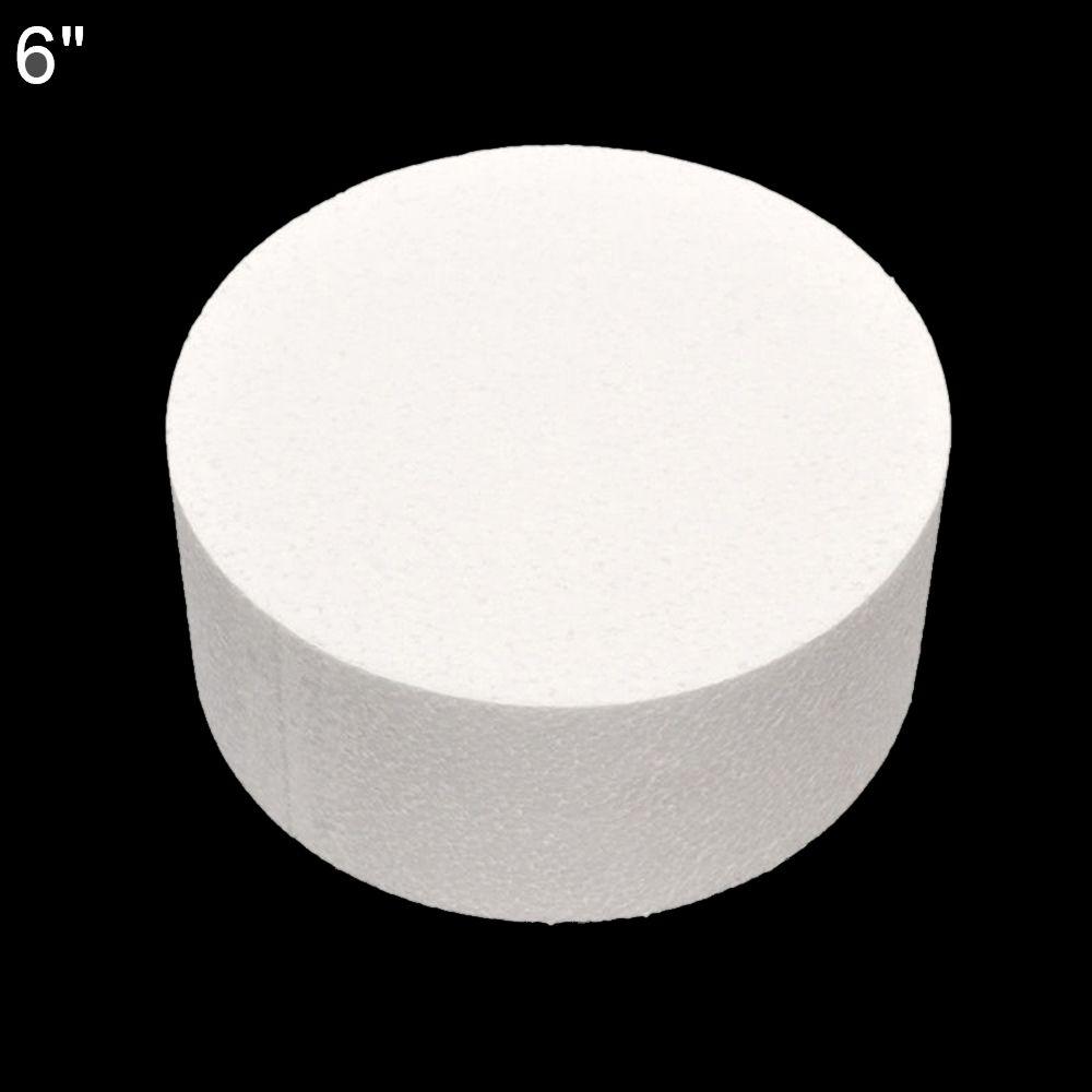 inch Flower Decor Party DIY Sugarcraft Polystyrene Styrofoam Round Practice Model Cake Foam Mould
