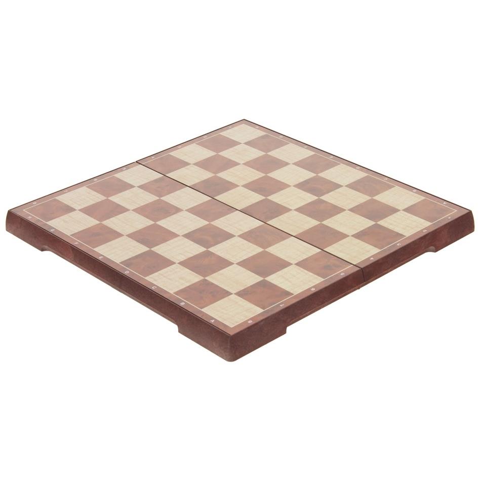 Magnetic Chess Checkers Board Game 2in1 Large Foldable 31x31