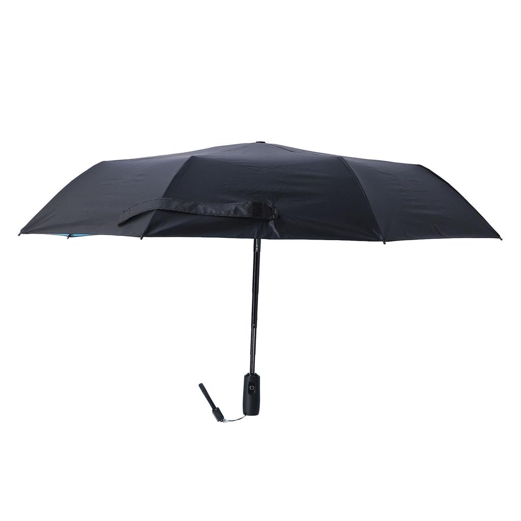 Солнечный зонт с вентилятором 190T виниловая ткань стекловолокно 8 спиц аккумулятор 2600 мАч USB перезаряжаемый складной портативный для путешествий