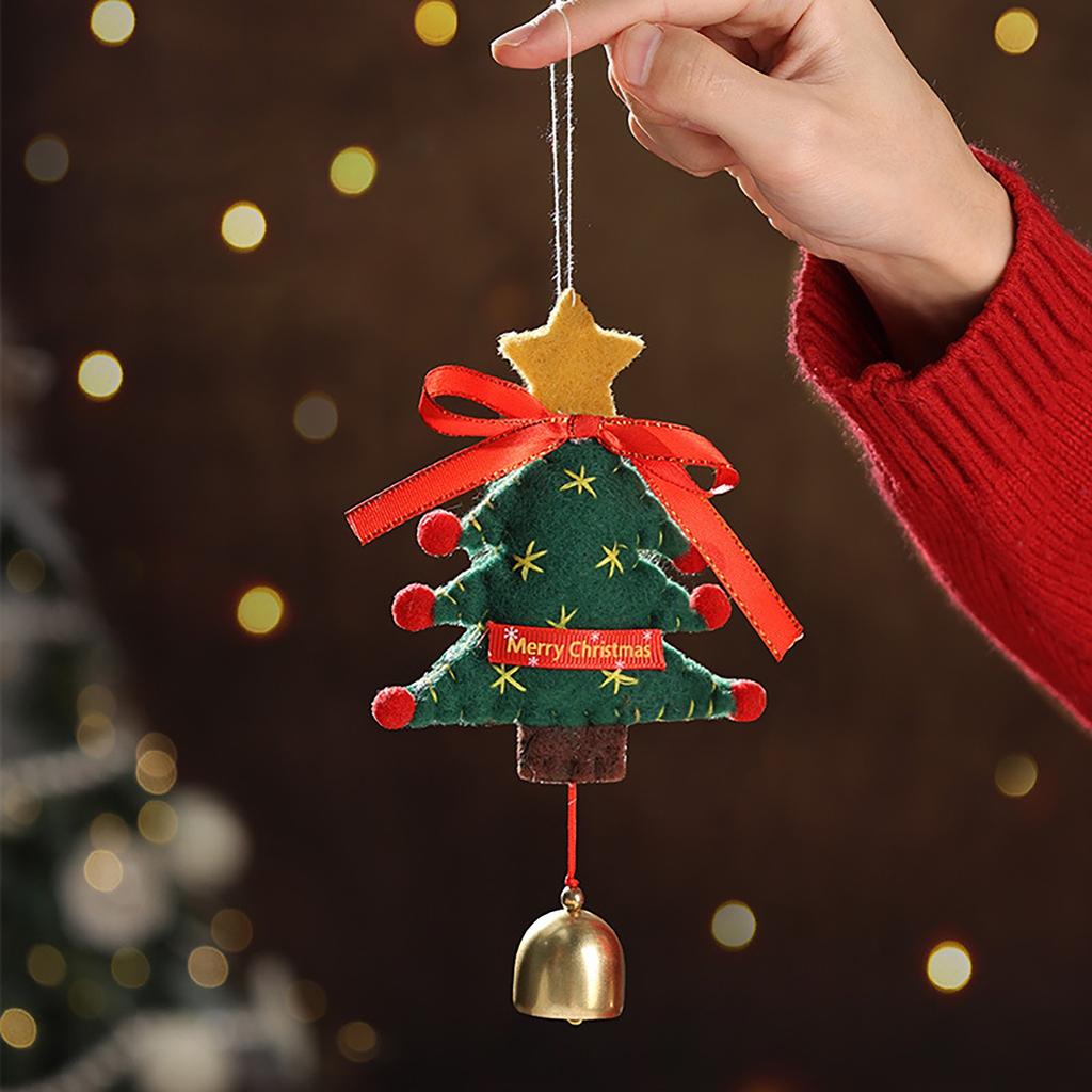 Рождественские подвесные украшения для машин, рождественские колокольчики, подвесные украшения для елки, рождественские украшения для интерьера, снеговики, носки Санты