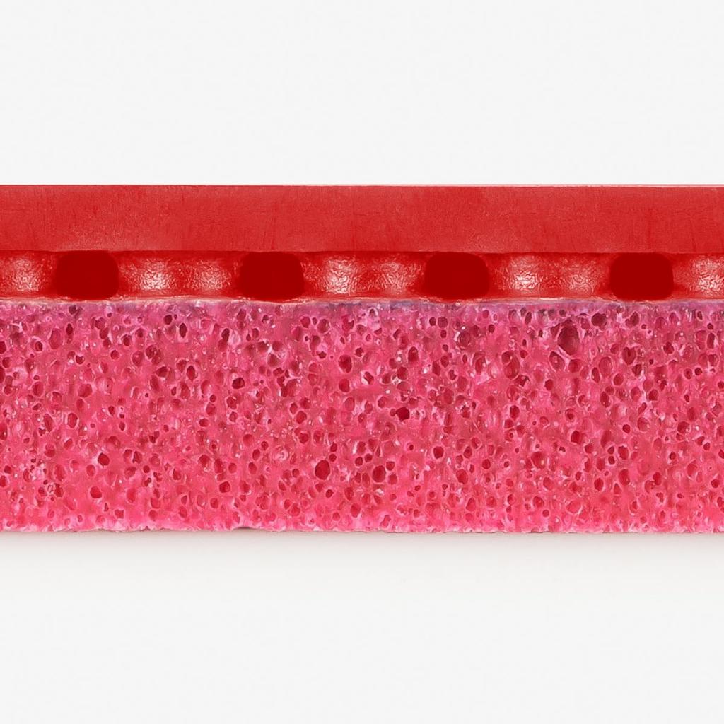 Butterfly Table Tennis Zaia Inverted Ball 06140 Rubber, 03, High-Tension Rubber, Spin, Control, Red, 2.5mm,