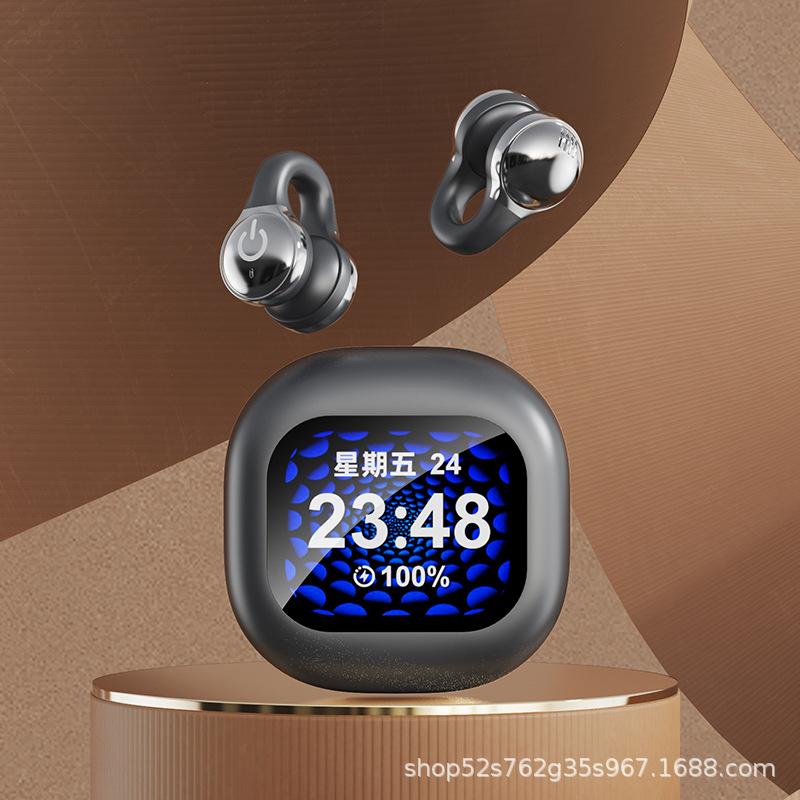 Приватная модель новая Bluetooth-гарнитура X63 с сенсорным управлением, клипсой для уха, высоким качеством звука, длительным временем работы от батареи, беспроводная OWS, интеллектуальное шумоподавление