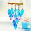 Creative Sun Catcher Novelty Light Collection Pendant Crafts Fish Shaped Wind Chime  Blessing