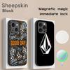 Стильный модный V-vol-coms модный логотип Чехол для телефона Для iPhone 17 16 15 14 13 12 Plus Pro Max Высококачественный Роскошный Magsafe Овечья кожа