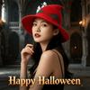 Wide Edges Knitted Wizard Cap Spire Halloween Hat Witch Hat Wiccan Lover Gift