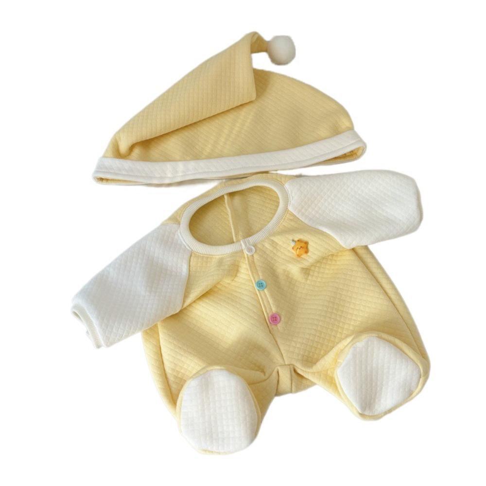 Комбинезон 40 см Одежда для хлопковой куклы Поза сидя Запасная одежда для куклы Шляпа клоуна Мультяшная Одежда для куклы Без атрибутов