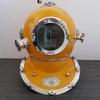 45.72 Cm Yellow Diving Helmet 1921 Anchor Scuba Divers Helmet Brass Nautical Decorative Collection Gift