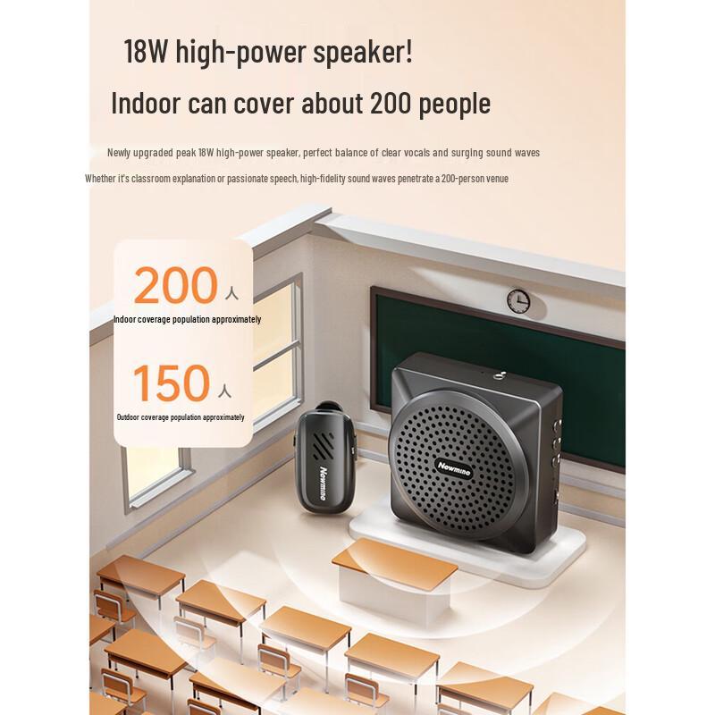 Newman U-238 Pro Wireless Portable Voice Amplifier CN plug (adapter included) (CN version)