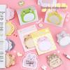 Korean Cute Cartoon Animal Sticky Notes - Customizable Stand-Up Memo Pads with Logo