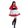 Хэллоуин аниме костюм Костюм Красной Шапочки, косплей сценический костюм, взрослая Красная Шапочка