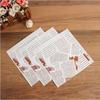 100Pcs Waterproof Sandwich Wrappers 15x15cm Disposable  Hamburger Pouch  Fries