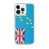 Coque iPhone - Tuvalu - Drapeau - Souple - Multicolore - Compatible iPhone 14 Pro Max