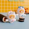Charming Cartoon Bear Plush Keychain Super Soft Pp Cotton Spring Plant Gift