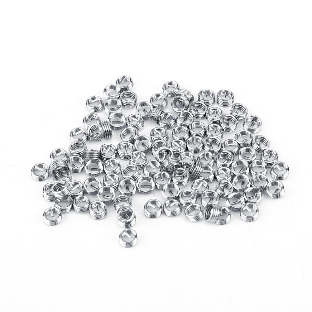 100шт M4 Нержавеющая сталь SS304 Витые вставки со спиральной резьбой