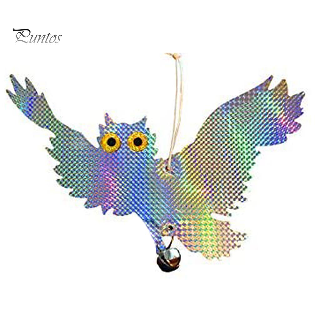 Puntos 2 шт. устройство отпугивания птиц сова отражатели фруктовый сад балкон украшение сада