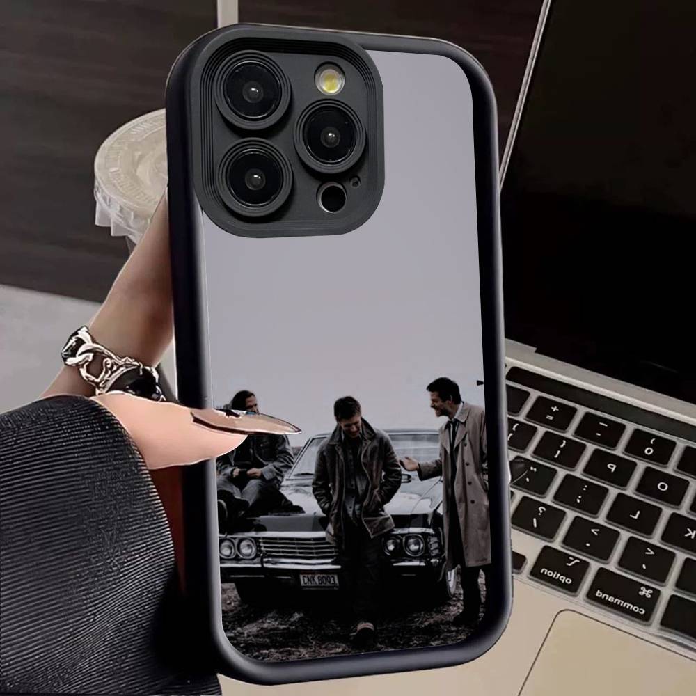 Чехол для телефона из сериала Сверхъестественное Для iPhone 11 12 13 14 15 16 17 Pro Max Mini Plus Мягкая задняя крышка из ТПУ