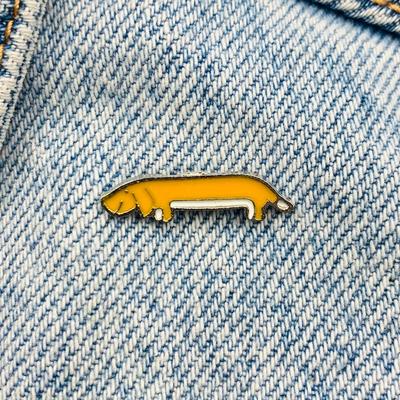 Новая эмалированная булавка для хот-догов, такса, собака, булавка для домашнего животного, подарок на день рождения, 1 шт.