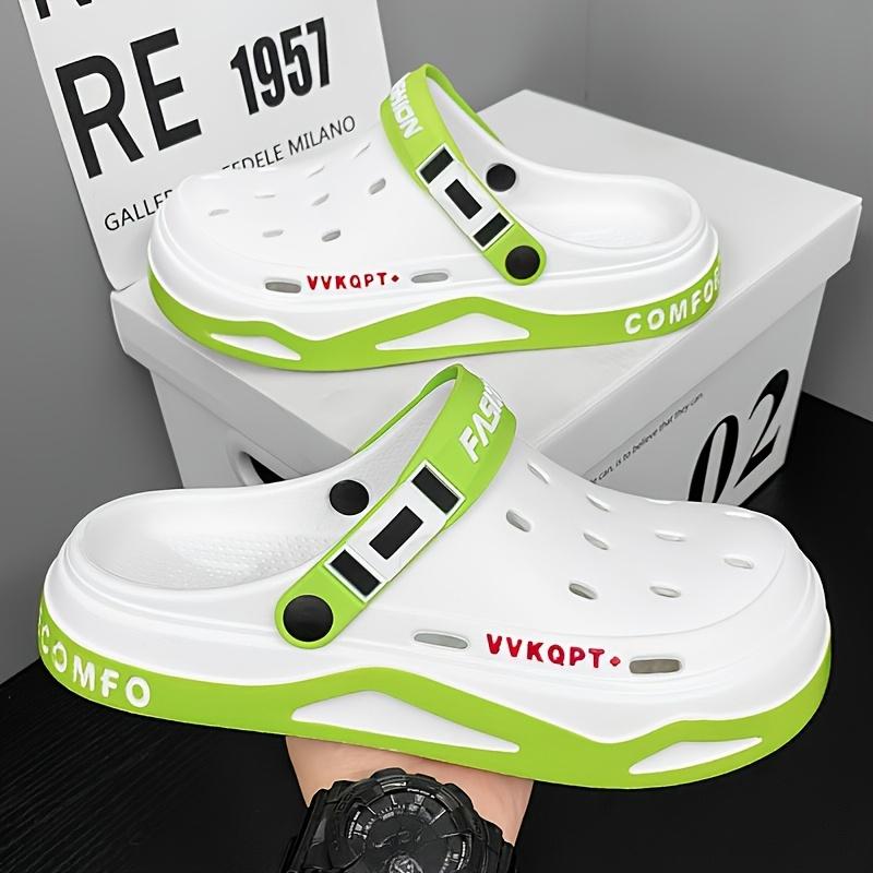 Удобные повседневные нескользящие тапочки унисекс из ЭВА с дышащей стелькой и мягкой подошвой, пляжные сандалии