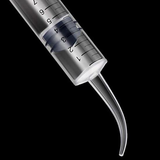 Yousheng 10 шт. 12 мл одноразовый стоматологический шприц прозрачный изогнутый шприц инструмент для промывания зубов инструмент для извлечения стоматологической ирригационной жидкости уход за зубами