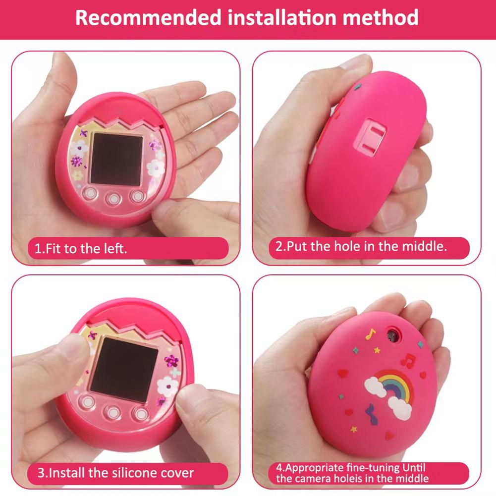 Virtual Electronic Digital Pets Machine Cover Comprehensive Protection Case Kids Birthday Gifts for Tamagotchi Pix