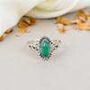 Green Onyx 925 Sterling Silver Marquise Gemstone Green Stone Handmade Jewelry Ring For Women