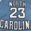 Embroidered Basketball Jersey Mens UNC Blue Michael Jordan Style College Team Uniform Sport Wear