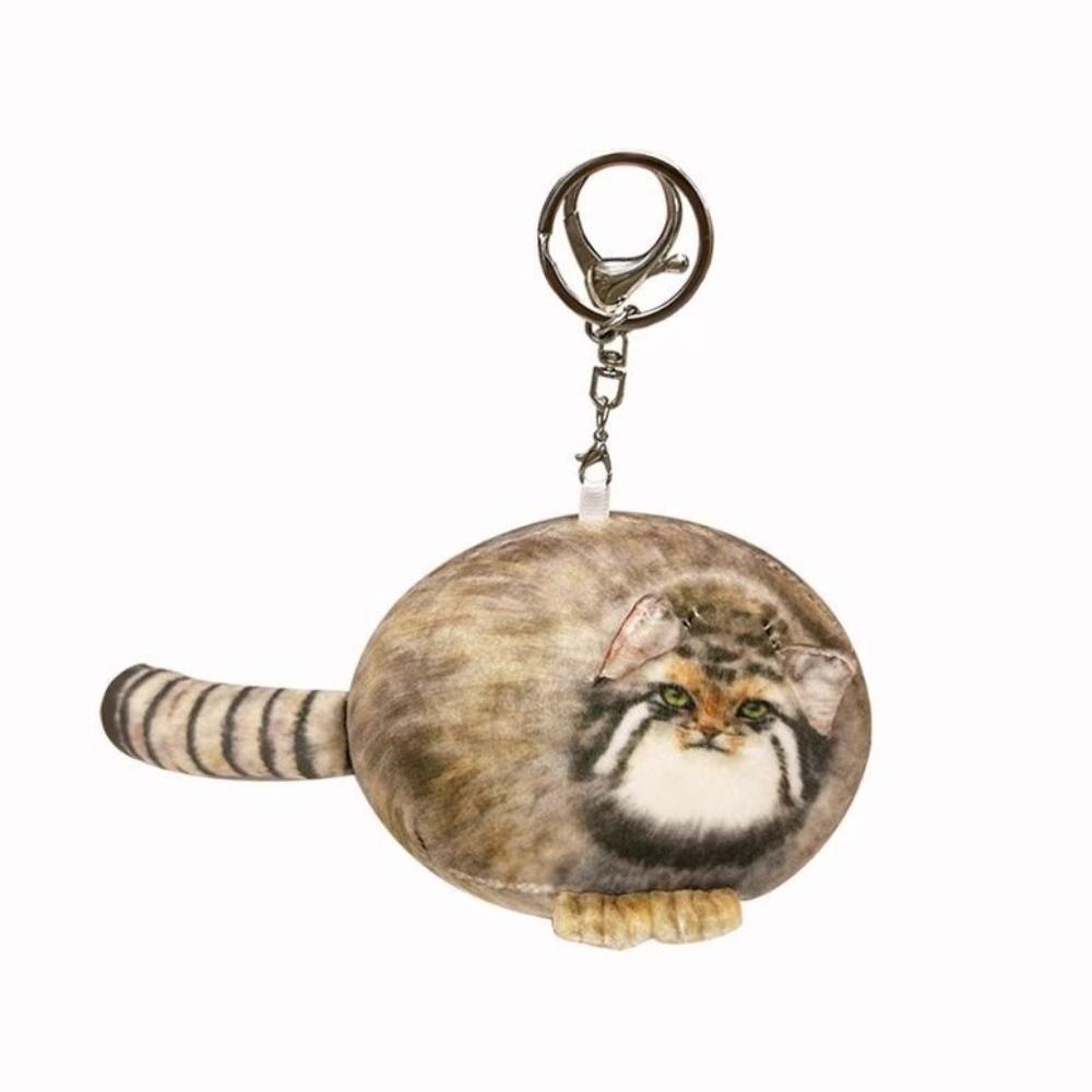 Huggable Stuffed Cat Pillow Lifelike Simulation Cat Pillow Cute Manul Plush Toy Bedroom Decoration