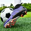 HOHO FAIR Soccer Shoes Large Size 35-45 Men's/Children's High-top Long-nailed Outdoor Anti-slip Football Boots