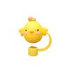 Cute Cartoon Silicone Drinkware Splash Proof Straw Topper Dust Cap Straw Cover Cup Accessories