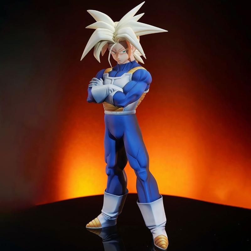 Аниме Dragon Ball Z Супер Сайян Будущий Транкс Фигурка Действия ПВХ Статуя Коллекция Настольное Украшение Модель Игрушка Орнамент