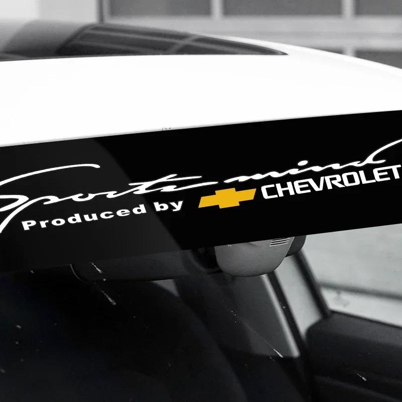 bwlk1 Car Front Windshield Stickers Auto Decorative Decals For Chevrolet Silverado Impala Malibu Equinox Cruze Camaro Cavalier Blazer