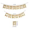Pre-Strung Baby Shower Decorations Welcome Baby Banner Elegant Baby Shower Adorable Baby Shower Sign Neutral Gender Reveal Party