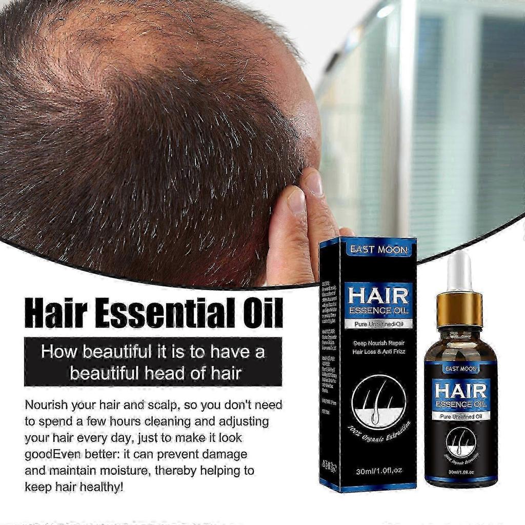 Hair care essence,East Moon Men's Hair Essence Nutrition Moisturizing Hair Care Solution - 30Ml