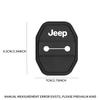 2/4Pcs Car Door Lock Covers Decorative Accessories For Jeep Grand Cherokee Wrangler JK Gladiator Compass Renegade Patriot Libert