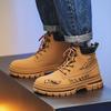 Mens Boots Ankle Casual Shoes Winter Designer Luxury Fashion Cowboy Chelsea Tactical Military Work Safety Platform Leather