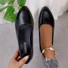 Неглубокие одинарные туфли женские 2025 весна и осень новые импортные товары заостренный танкетка ленивые повседневные туфли женские