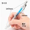 Шариковая ручка Pentel Гелевые чернила Гель Infree 0,7 мм Прозрачный корпус BL77TL-C Синий 10