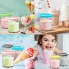 Ice Cream Pints Cup Ice Cream Containers with Lids&Spoon Suitable for NC500 NC501 Series Leak Proof Kitchen Accessories
