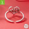 Mother'S Day Love Ring S925 Sterling Silver Festive Family Elements, Fashionable Explosion