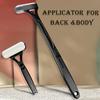 Аппликатор для лосьона для спины «Медведь» с многоразовыми роликами, складной длинной ручкой, для гладкого нанесения, ролик для лосьона