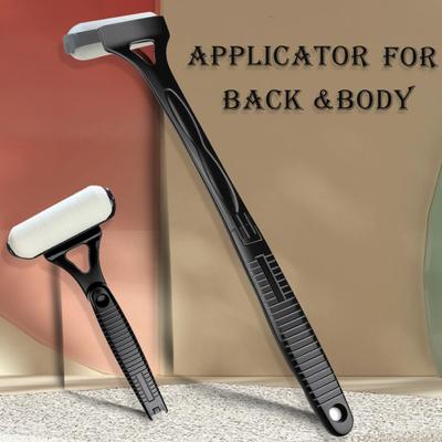 Аппликатор для лосьона для спины «Медведь» с многоразовыми роликами, складной длинной ручкой, для гладкого нанесения, ролик для лосьона