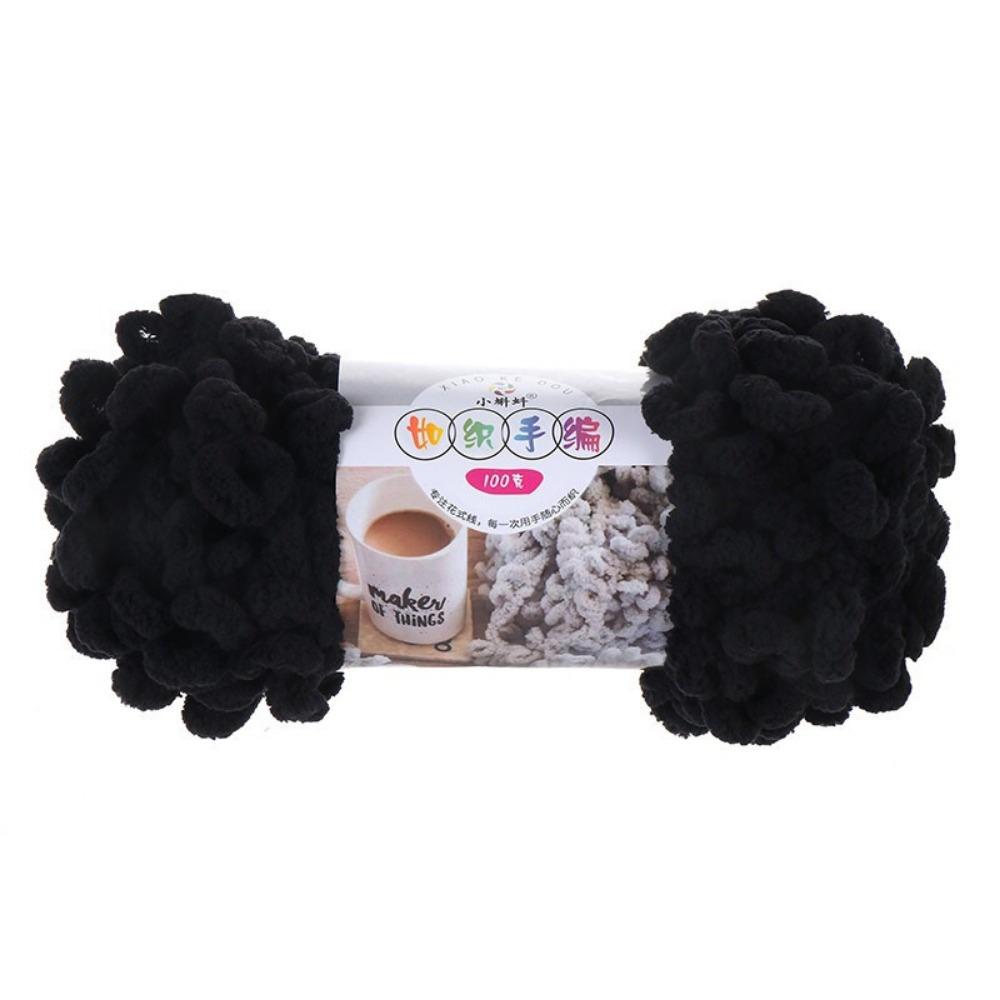 Multi-color Finger Circle Yarn 100g/Roll Hand Knitting Yarn Finger Loop Yarn Crochet Projects